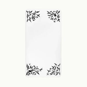 Kids White and Black Floral Play Mat